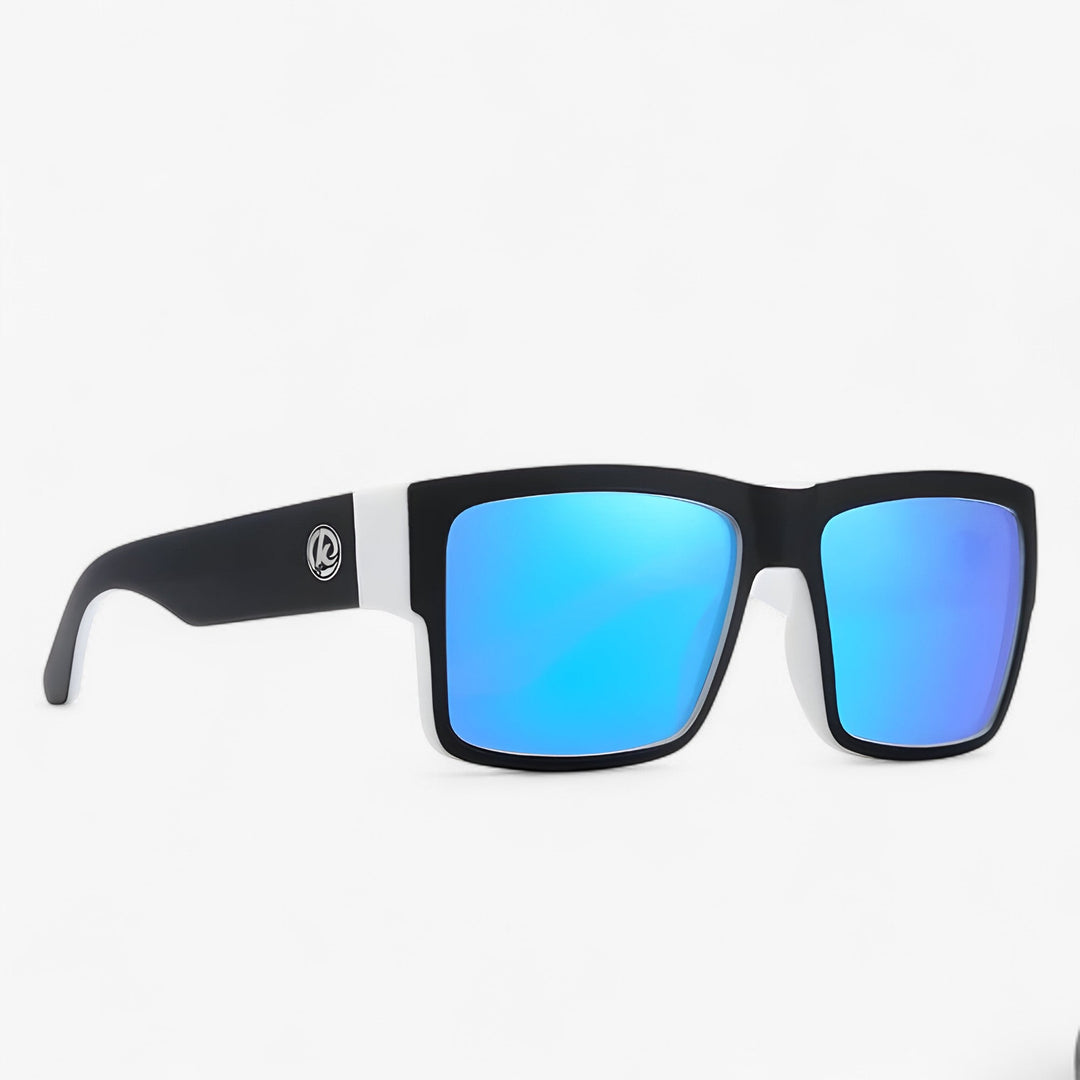 Lightweight polarized sports sunglasses for running, offering windproof protection & UV filtering.