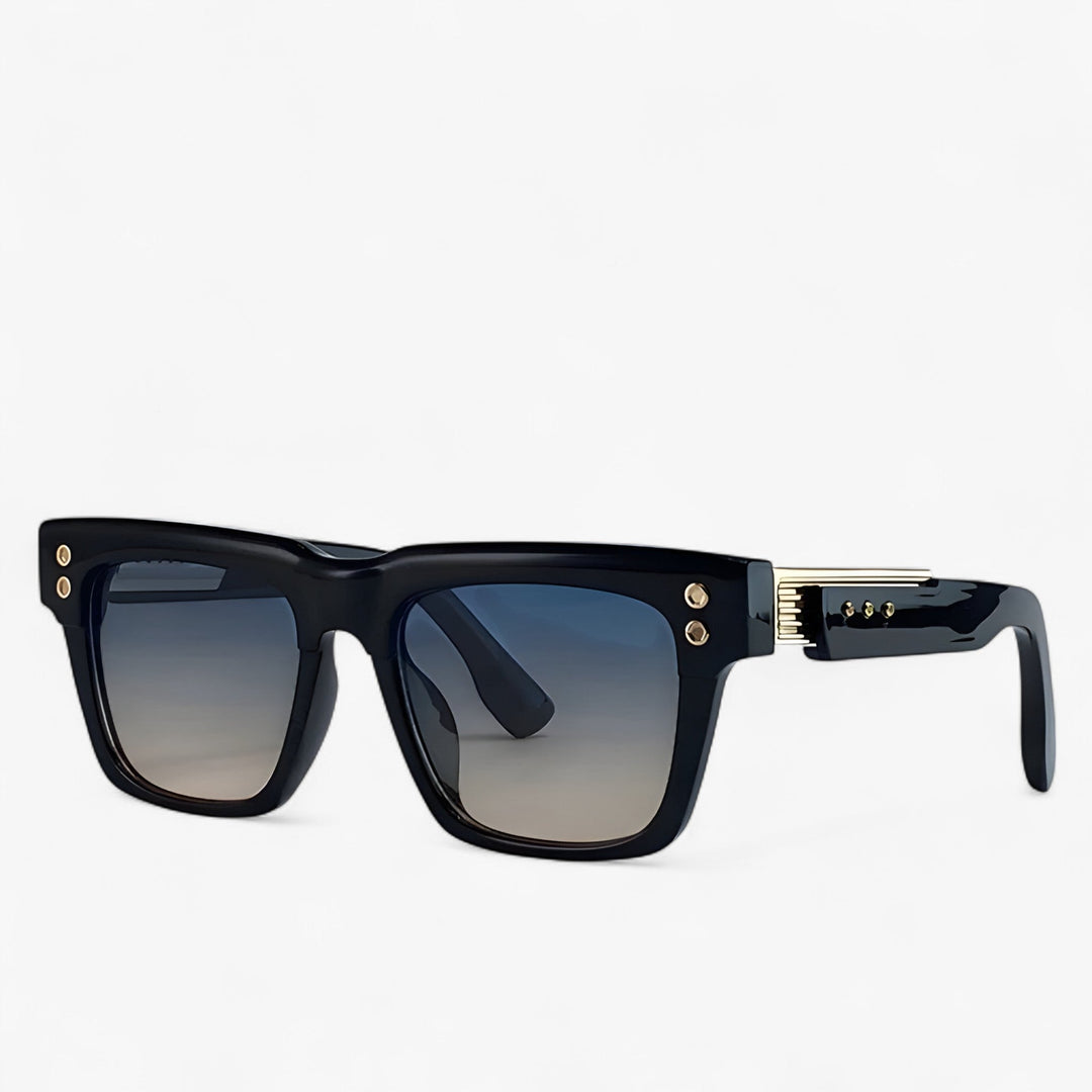 Anti-glare UV400 polarized steampunk sunglasses for clear vision, unisex retro style.