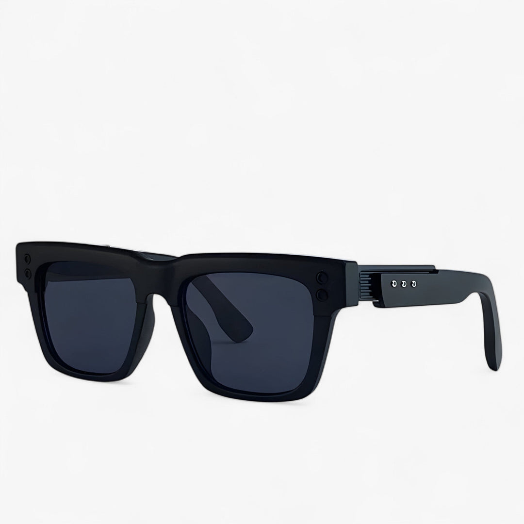 Vintage retro unisex steampunk sunglasses, polarized lenses, perfect for driving.