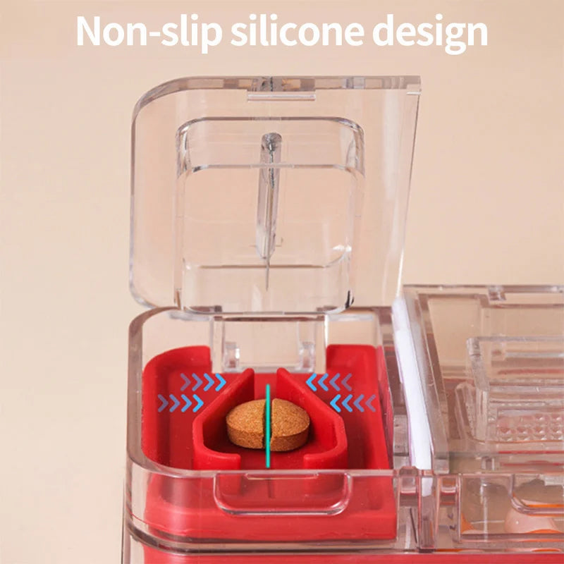 Portable medicine organizer with tight seals, protecting contents from moisture and spills