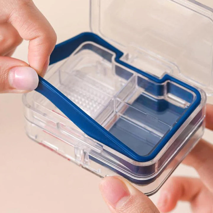 Sleek and durable medicine organizer, designed for unisex use and longevity