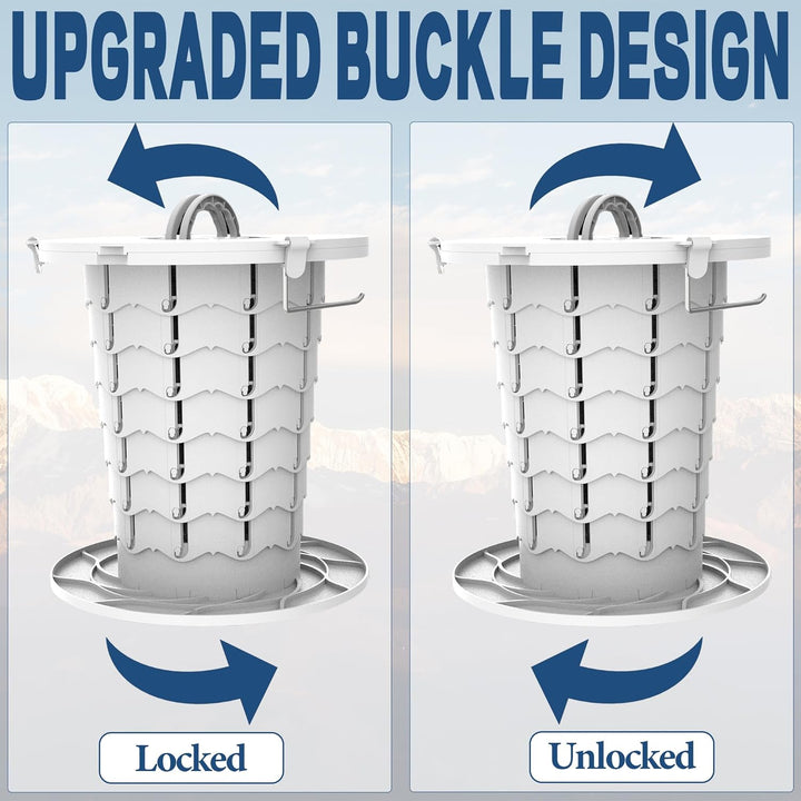 CampMate portable toilet, adjustable for unisex use in outdoor travel & camping.