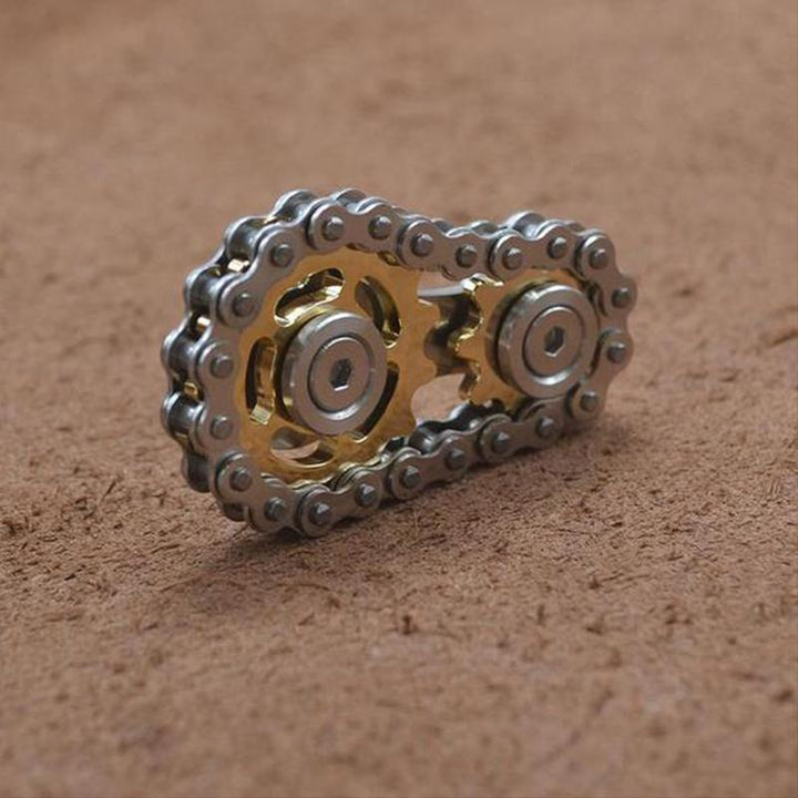 Unisex fidget toy: a precision-engineered sprocket spinner, perfect for desk and travel