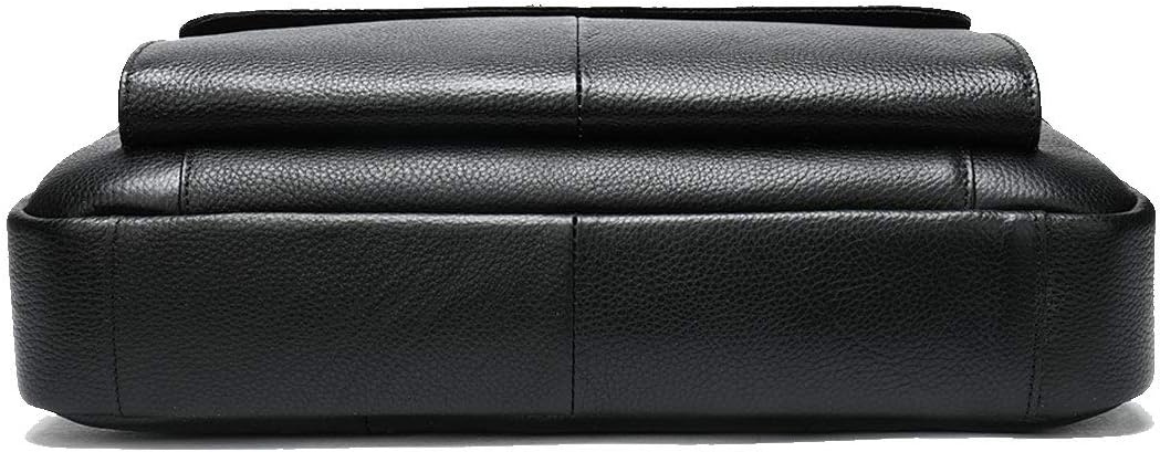 Versatile unisex leather 15" laptop briefcase, perfect for business, travel, and executive use.
