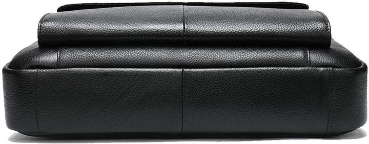 Versatile unisex leather 15" laptop briefcase, perfect for business, travel, and executive use.