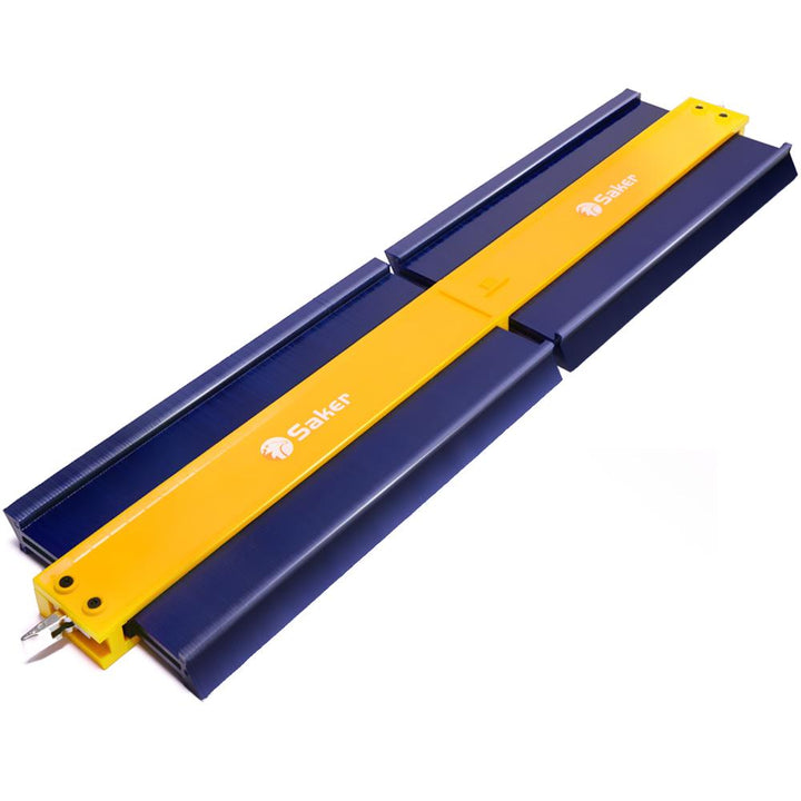 Unisex Profile Contour Gauge Duplicator Tool for precise shape measurement in woodworking & DIY