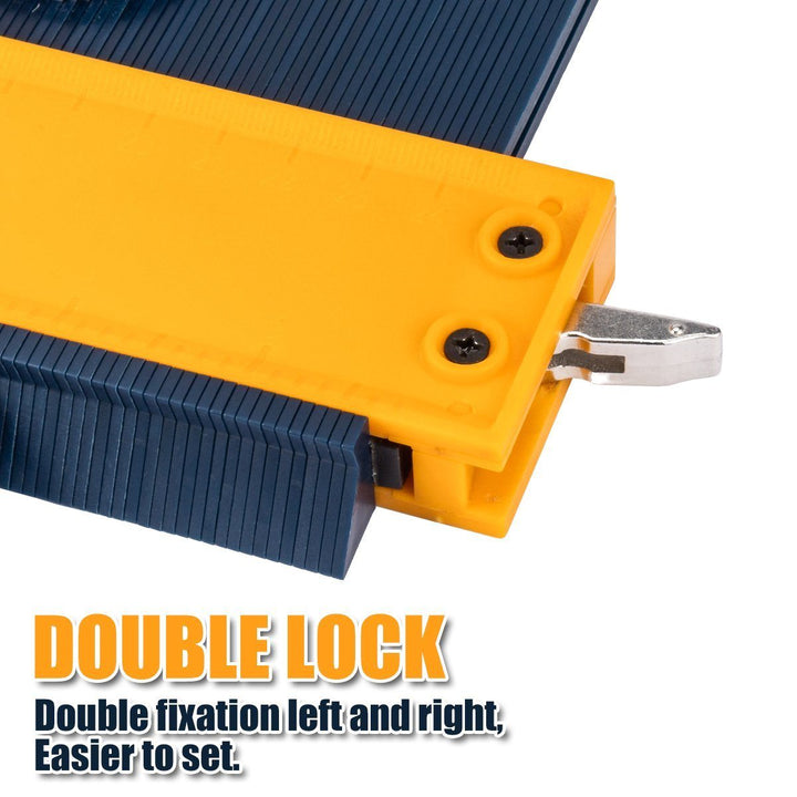 Durable contour gauge, a profile duplicator for intricate measurements in any crafting project