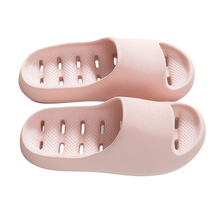Unisex quick-dry drainage slippers, designed for comfort & safety in showers, pools, and other wet areas.