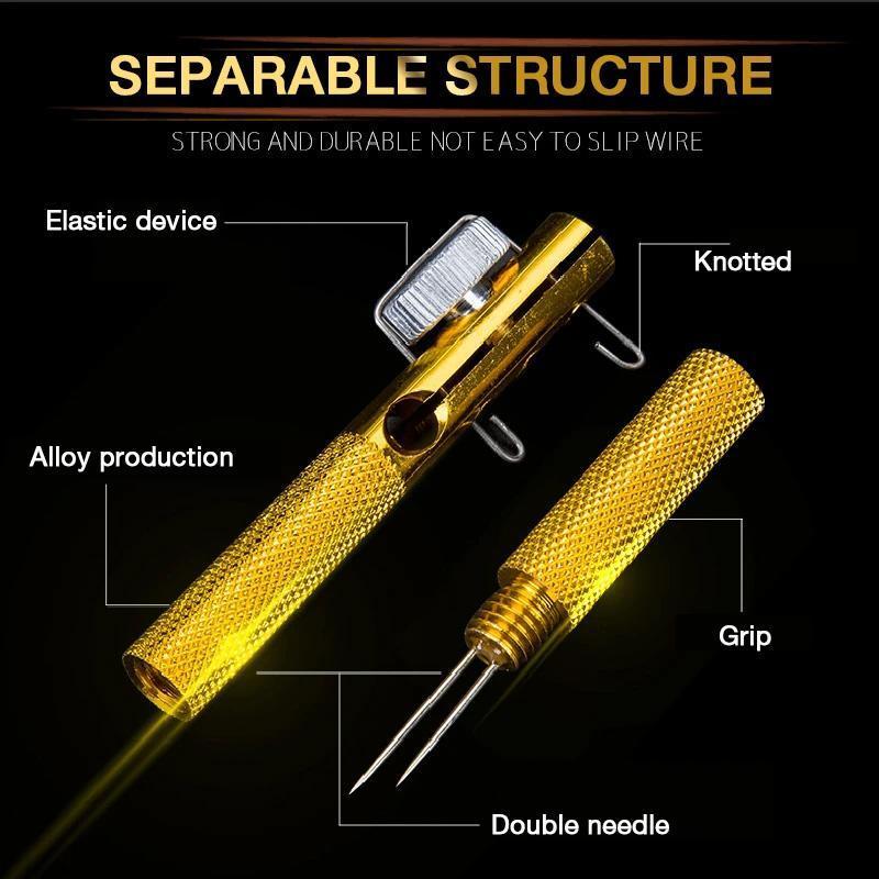 Portable fishing knot tying tool, an essential angling accessory for any fisherman