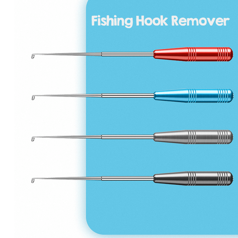Unisex quick release fishing hook removal tool for safe and easy de-hooking of fish.