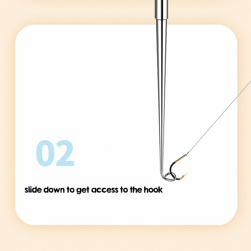 Angler's fishing hook removal tool for outdoor sports, ensuring fish care and safety.