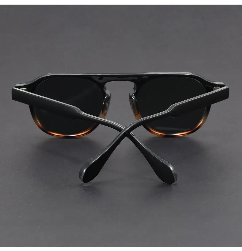 Variety of Unisex Retro Angular Sunglasses, multiple colors and styles, UV400 protection, fashion accessories