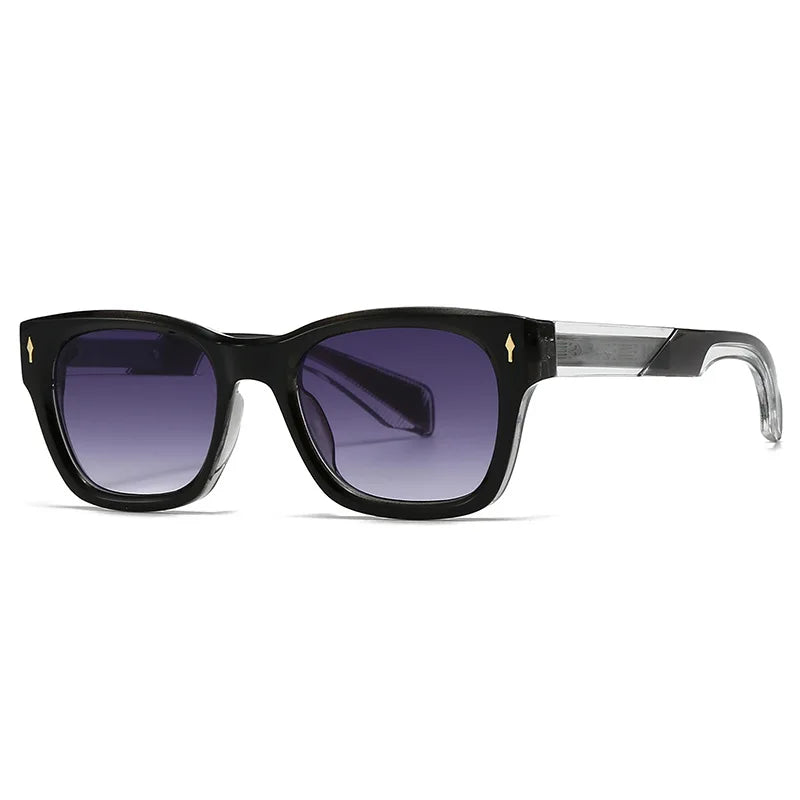 Unisex retro cat-eye sunglasses with a gradient lens effect, suitable for various face shapes
