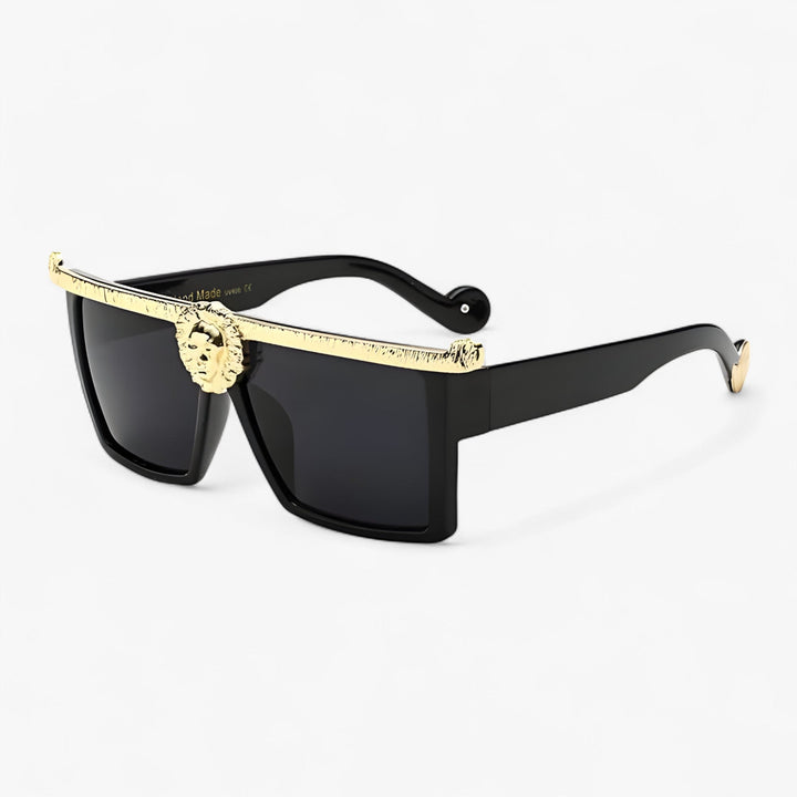 Modern retro lion sunglasses, a stylish and bold statement accessory for UV eye protection.