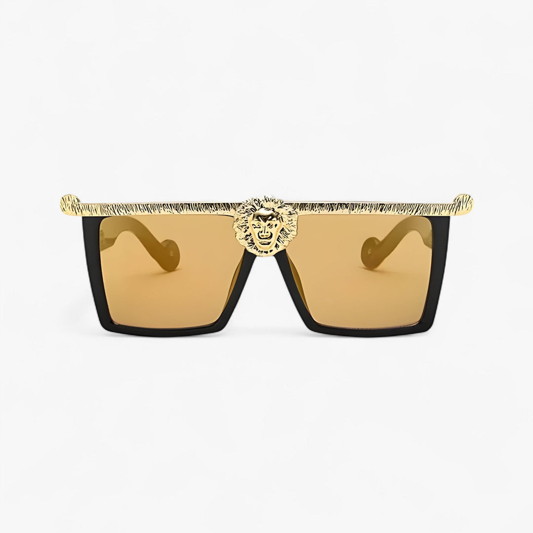 Unisex retro lion sunglasses, a fashionable and stylish accessory providing UV eye protection.