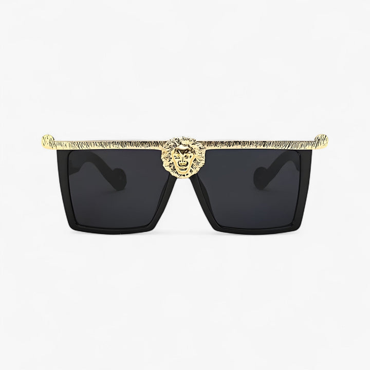 Unique retro lion style sunglasses, perfect for street style fashion and modern eye protection.