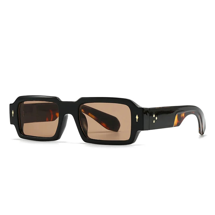 Retro rectangular sunglasses in a sleek design, ideal for adding a chic touch to any outfit.