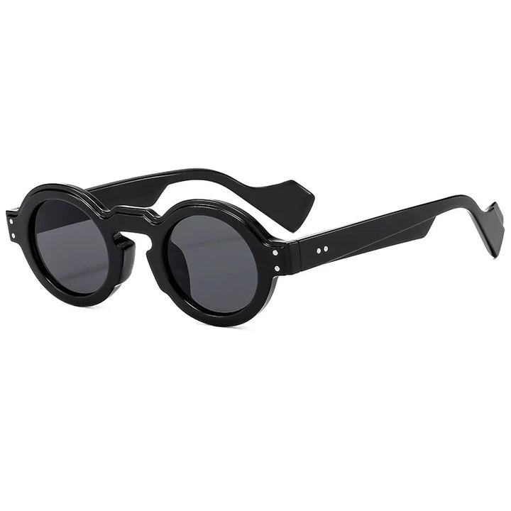 Unisex round retro sunglasses in a versatile acetate finish, a must-have fashion accessory.