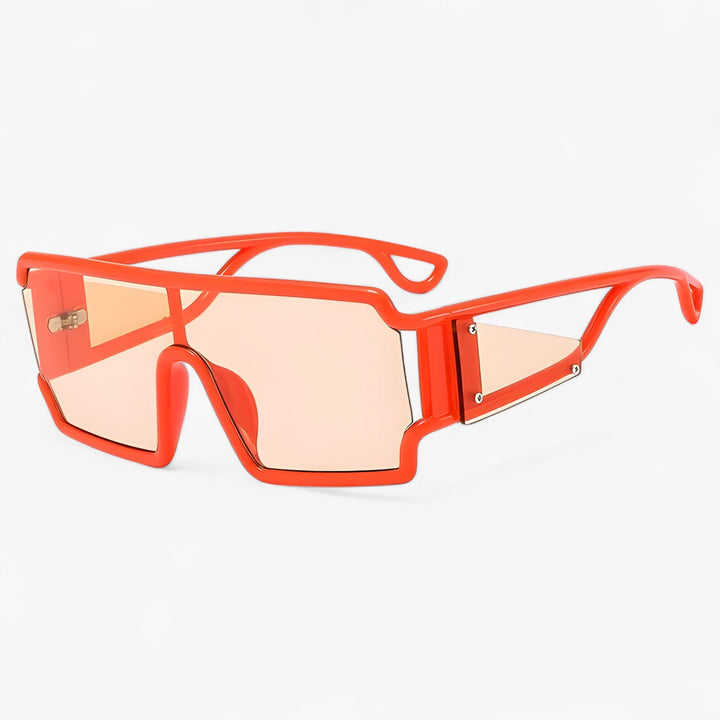 Fashionable retro unisex sunglasses. Vintage design with UV400 eye protection for stylish summer looks.