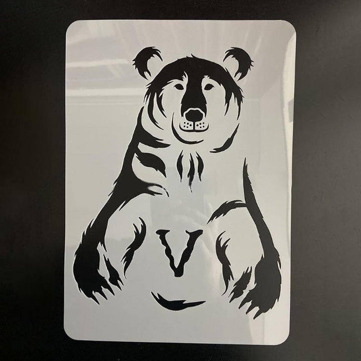 Unisex reusable drawing stencils, essential art supplies for schools and home crafts