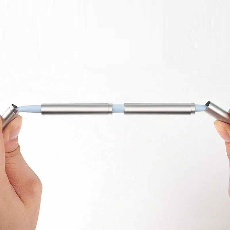 Eco-friendly collapsible straw, stainless steel, perfect for sustainable living and travel.