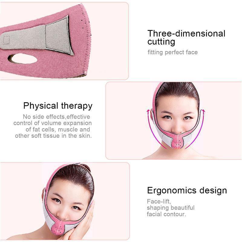 Reusable V-Line chin mask for face lifting and anti-snoring benefits