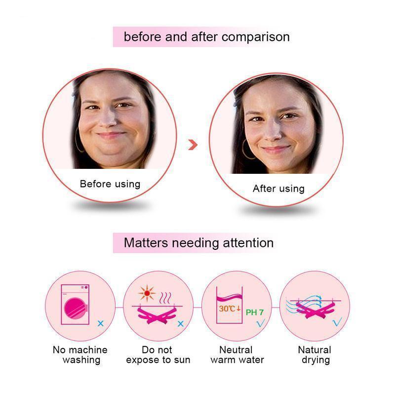 Unisex beauty tool: Reusable V-Line Chin Lifting Face Mask for firming skin