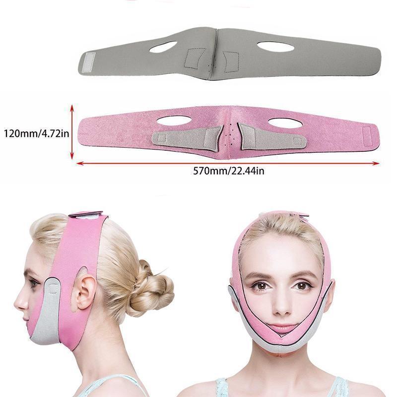 Skincare anti-aging V-Line chin lifter mask, reusable and effective