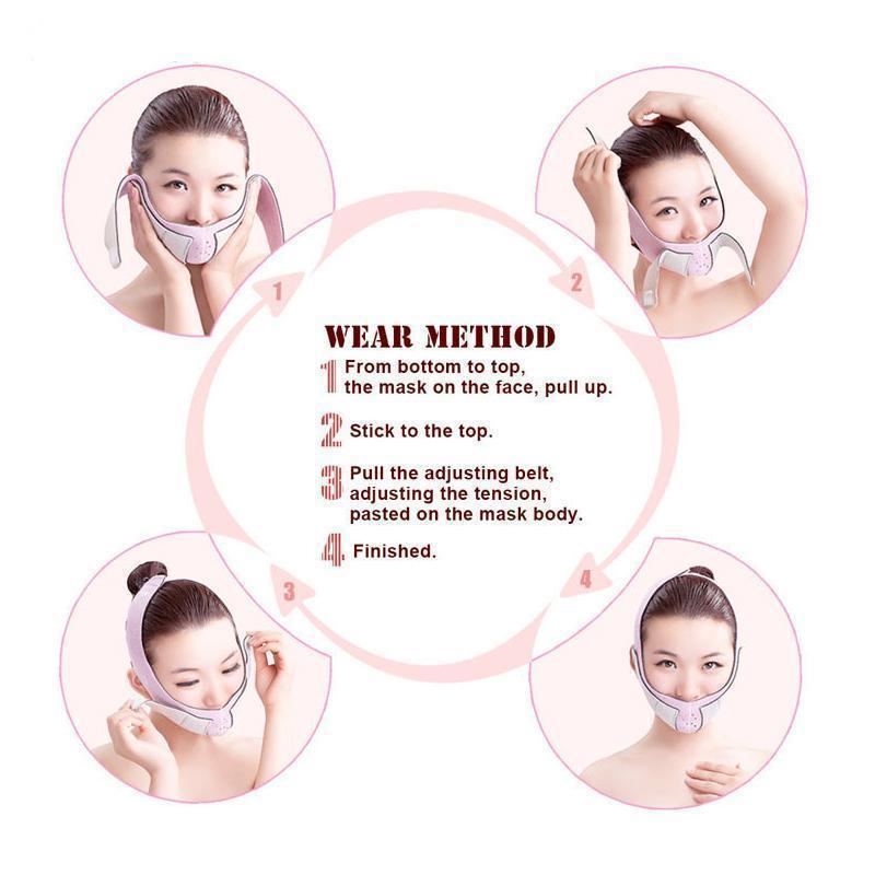 Chin lifting face mask, V-Line beauty tool for a firmer jawline