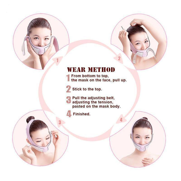 Chin lifting face mask, V-Line beauty tool for a firmer jawline