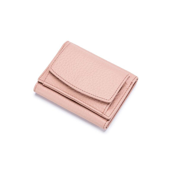 Unisex RFID blocking mini wallet holding multiple cards, protection for travel