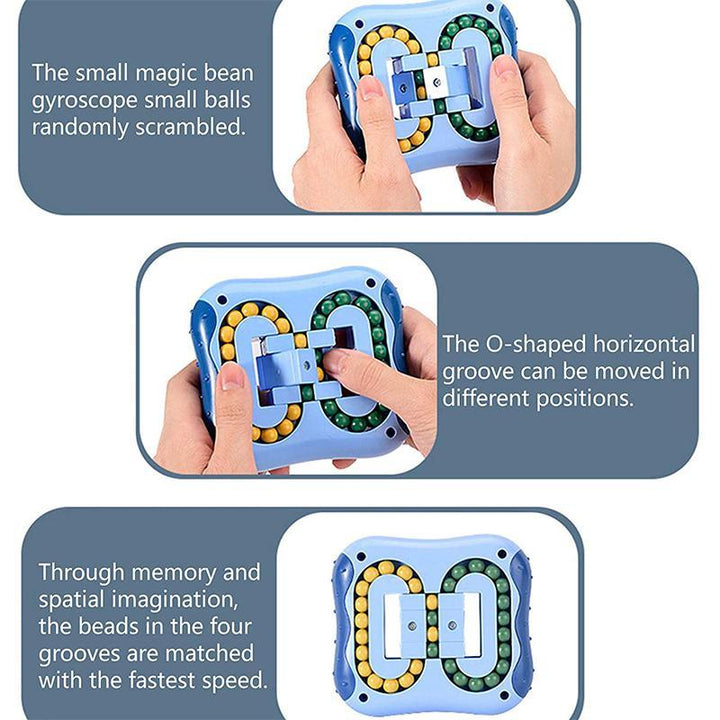 Unisex rotating finger cube toy, perfect for improving fine motor skills and focus in children & adults
