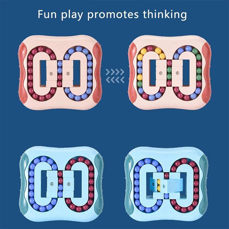 Collection of rotating finger sensory cubes, durable and engaging educational toys for puzzle lovers