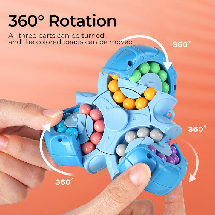 Magic bean puzzle toy, a fidget spinner cube for kids and adults