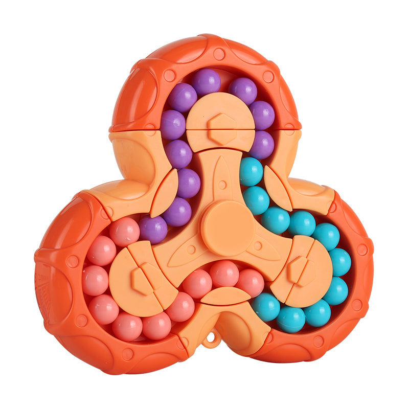 Magic bean puzzle toy with multiple color beans, fun for all ages