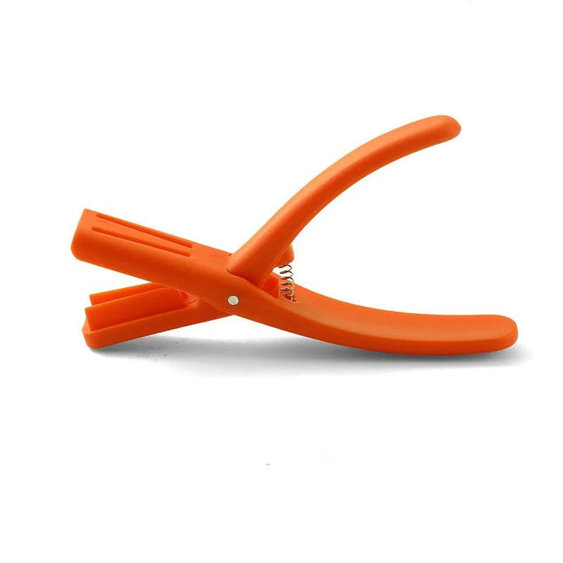Collection of red plastic Seafood Sheller Tools, a versatile seafood tool and kitchen gadget