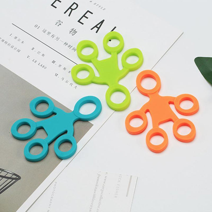 Ergonomic silicone finger strengthener for improved grip and rehabilitation
