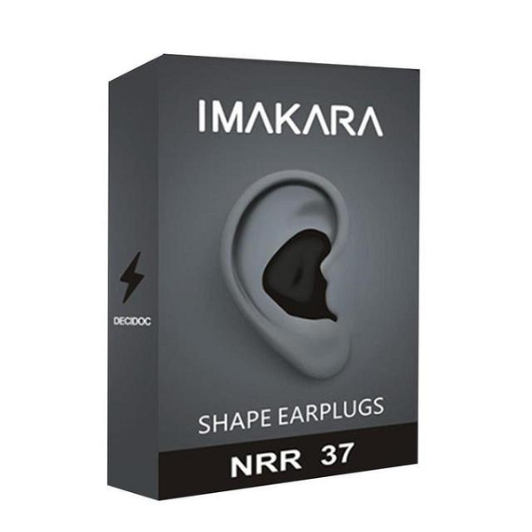 Unisex earplugs for light sleepers seeking noise reduction & water protection during travel or daily use.