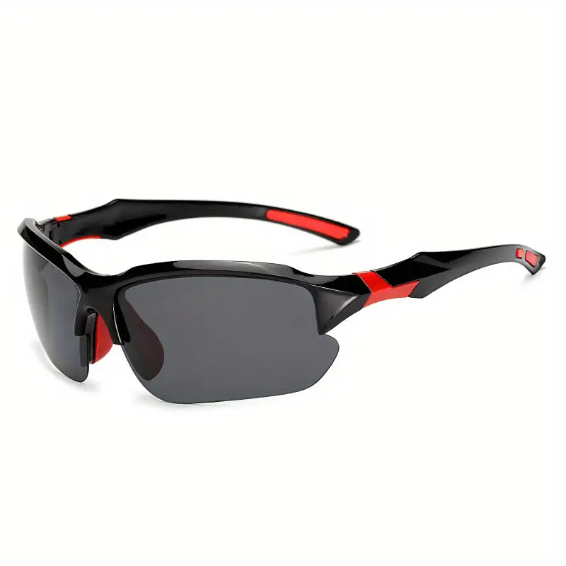 Glare reduction sport sunglasses with UV protection, perfect for athletic comfort.