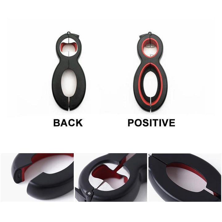 Ergonomic 6-in-1 multi-opener, perfect for bottles and jars in any household kitchen