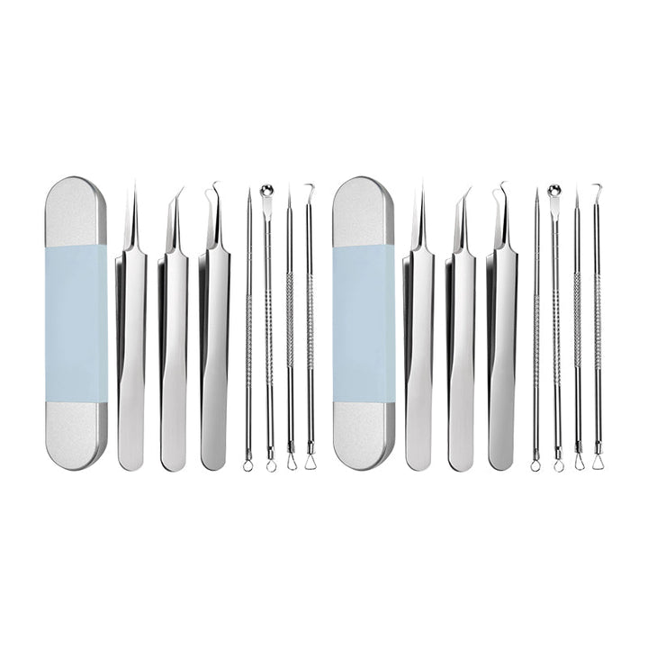 Unisex beauty tool: precision stainless steel blackhead extractor for clear pores