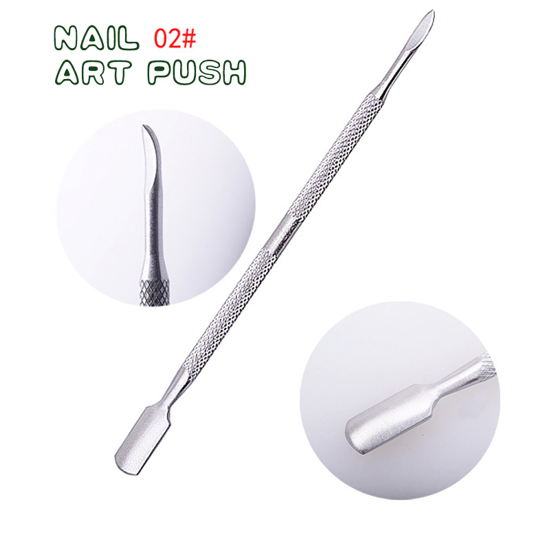 High-quality stainless steel cuticle pusher and cleaner for healthy nails