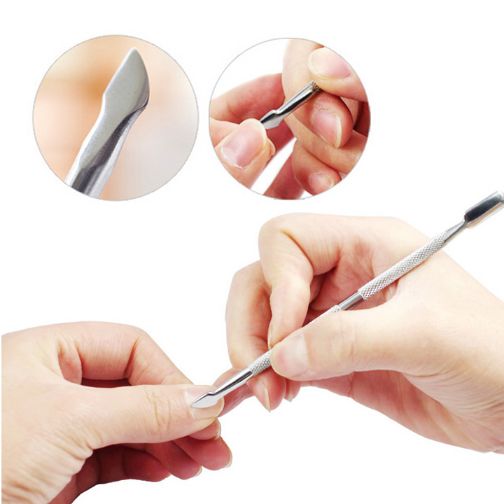 Precision-engineered cuticle tool for gentle and effective dead skin removal