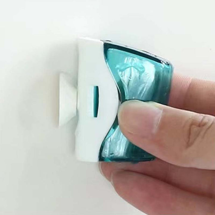 Red unisex toothbrush cover with suction cup, perfect for bathroom hygiene and storage, 125 characters