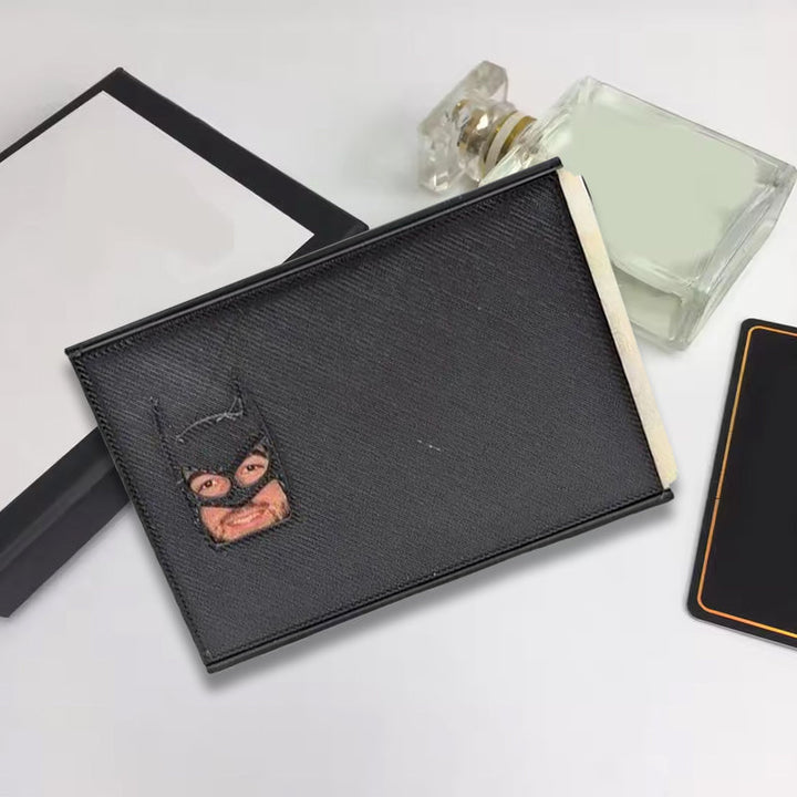 Superhero themed ID card holder, perfect for work or school, funny accessory