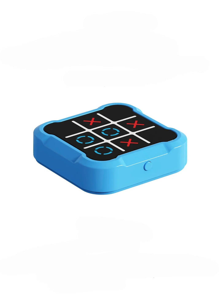 Simple TapTactix handheld brain teaser puzzle, a portable game for stress relief and mental focus.