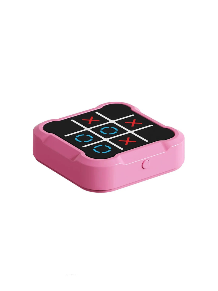 Compact TapTactix handheld puzzle game, an ideal brain teaser travel toy with no batteries required.