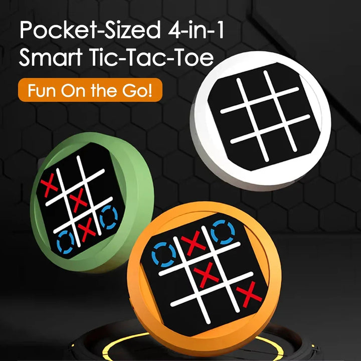 TapTactix portable handheld puzzle game, an excellent travel toy for brain teaser fun, no batteries needed.