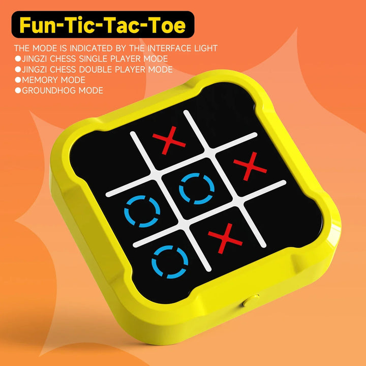 Educational TapTactix brain teaser puzzle, a compact handheld game for stress relief & mental challenge.