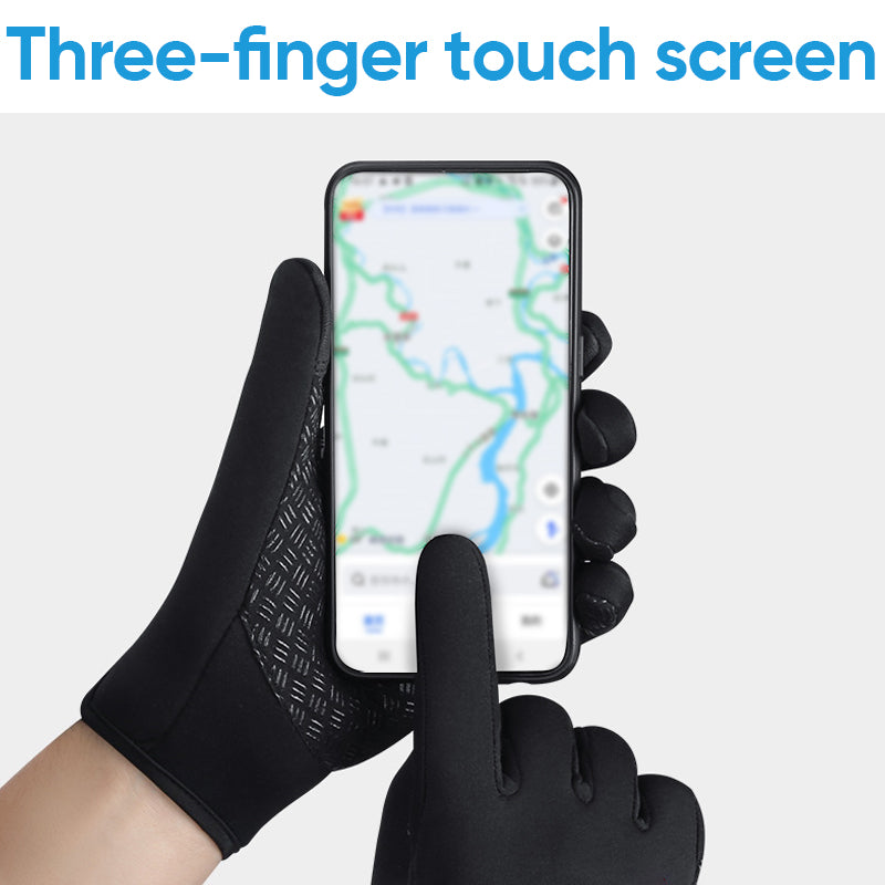 Waterproof and windproof thermal touchscreen winter gloves, perfect for extreme weather conditions